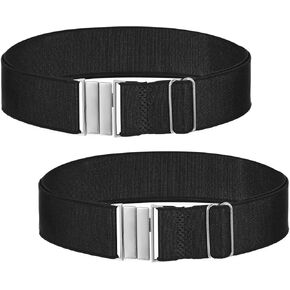 2 PCS Plus Size Thigh Garter Belt, Women’s Garter Belts Adjustable High Elastic Garters Belts Gothic Leg Harness Belt Adjustable Stockings Garters with Buckle for Thigh High Socks (Black) in Kuwait