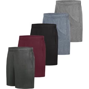 Hanes Mens Shorts Pack, 5-Pack, Cooldri Athletic Shorts for Men, Moisture-Wicking, Odor Control, 7" Inseam in Saudi Arabia