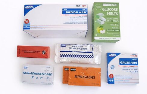 First Aid Trauma & Burn Response Bag – 140+ Piece Emergency Kit with Tourniquet, Water-Jel Burn Dressings, PPE, Wound Care & Cold Packs for Workplace, Vehicle & Industrial Safety in Saudi Arabia