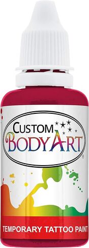 Custom Body Art Black Airbrush Body Paint 8oz - Alcohol-Based, Waterproof, Body Paint for Adults, Cosplay, Temporary Tattoos in Saudi Arabia