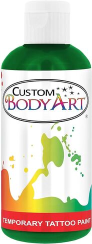 Custom Body Art Black Airbrush Body Paint 8oz - Alcohol-Based, Waterproof, Body Paint for Adults, Cosplay, Temporary Tattoos in Saudi Arabia