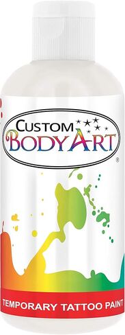 Custom Body Art Black Airbrush Body Paint 8oz - Alcohol-Based, Waterproof, Body Paint for Adults, Cosplay, Temporary Tattoos in Saudi Arabia