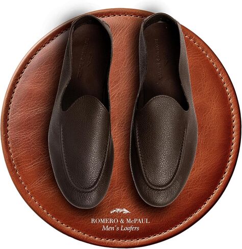 Mens Casual Shoes El Guante Flat Camel | Loafers for Men Inspired by Julio Iglesias | Soft Flexible | Romero & MC Paul in Saudi Arabia