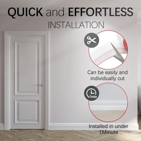2 Pack Door Draft Stopper for Bottom of Door Weather Stripping Seal Noise Cold Air Insulation in Saudi Arabia