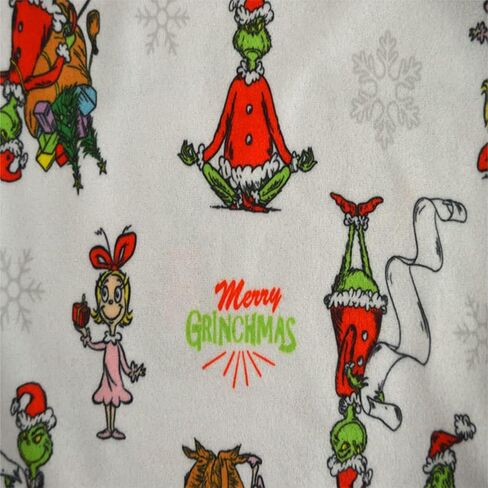 Komar Kids Girls Dr. Seuss The Grinch Traditional Toddler Girls Flannel Nightgown in Saudi Arabia