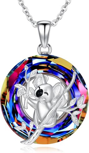 YEESIA Frog Necklace with Lotus Flower S925 Sterling Silver Celtic Abalone Shell Pendant Cute Animal Necklaces Jewelry Gifts for Women Girls in Kuwait