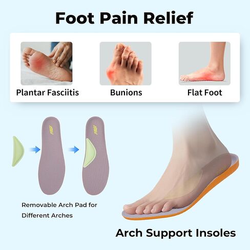 MAFEKE Womens Wide Toe Box Walking Shoes Arch Support Orthotic Sneakers Wide Width Tennis Shoes for Plantar Fasciitis Bunions US 6.5-11 in Saudi Arabia