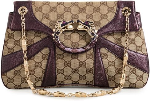 حقيبة كتف Gucci Shopbop Archive للسيدات ذات السلسلة المحبوبة مسبقًا، قماش GG in Saudi Arabia