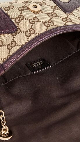حقيبة كتف Gucci Shopbop Archive للسيدات ذات السلسلة المحبوبة مسبقًا، قماش GG in Saudi Arabia