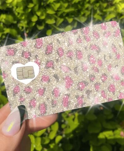 ExotixCard The Original Reflective Sticker Ultra Bling Debit - Credit Card Skin Shiny Removable Cover Especially Bright Back Information, ExotixLuv Ice (Lilac) in Saudi Arabia