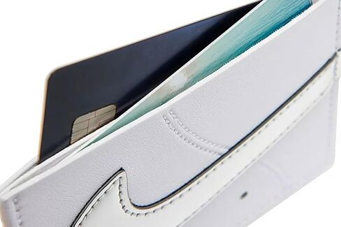 Nike Icon Air Force 1 Card Wallet Credit Cards License Metallic Silver in Saudi Arabia