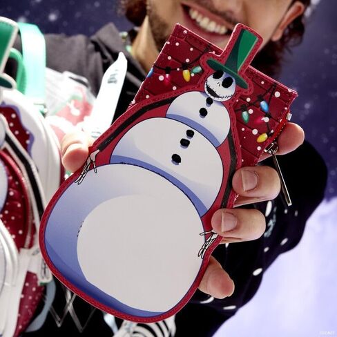 محفظة حامل بطاقات Loungefly Disney Nightmare Before Chrsitmas Snowman Skellington in Saudi Arabia