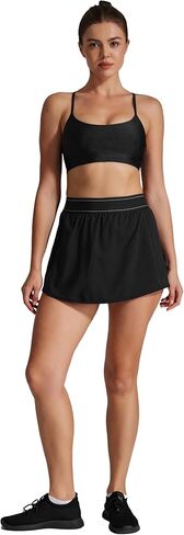 Women's Tennis Golf Skirts High Waisted with Pockets Inner Shorts for Athletic Skorts Sports Running in Saudi Arabia