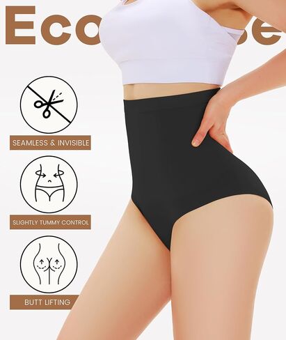 Tummy Control Shapewear Underwear for Women,Seamless Faja Body Shaper Briefs,High Waist Shorts Panties in Kuwait