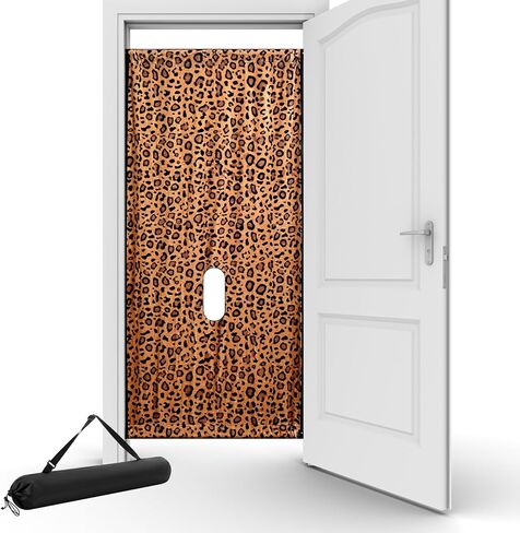Glory Hole Wall Doorway Kit, Adjustable Height Double Plush Door Window Curtain, Portable Temporary Wall Partition with Hole, Fits Most Doorways Window 28-46 Autumn Winter Christmas Gifts in Saudi Arabia