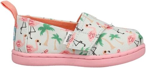حذاء مسطح كاجوال من TOMS للفتيات الصغيرات Alpargata Tie-Dye - وردي in Kuwait