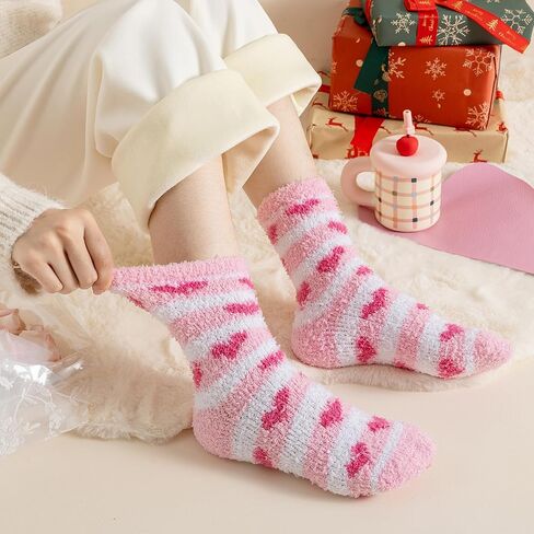 جوارب غامضة للنساء، جوارب دافئة فائقة النعومة للنساء في الشتاء 5 أزواج in Kuwait