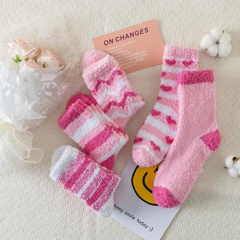 جوارب غامضة للنساء، جوارب دافئة فائقة النعومة للنساء في الشتاء 5 أزواج in Kuwait