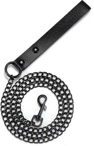 طوق أسود على شكل قلب للنساء، مجموعة سلسلة جسم على شكل قلادة من جلد البولي يوريثان لملحقات Punk Emo Y2K التأثيرية in Kuwait