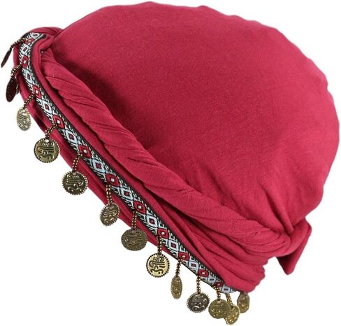 DouuYuhet Cotton Chemo Turban Soft Cancer Headwear Elastic Chemo Hats Headwear for Women with Hair Loss in Saudi Arabia