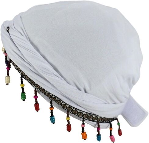 DouuYuhet Cotton Chemo Turban Soft Cancer Headwear Elastic Chemo Hats Headwear for Women with Hair Loss in Saudi Arabia