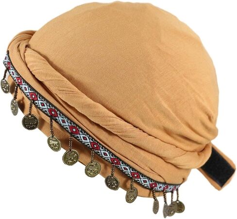 DouuYuhet Cotton Chemo Turban Soft Cancer Headwear Elastic Chemo Hats Headwear for Women with Hair Loss in Saudi Arabia