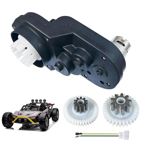 12 Volt RS550 35000RPM High-Speed Motor Gearbox for Power Wheels Kid's Ride On Toys Car Upgrade,12V Motor Replacement Ford Raptor F150/Done Race/Derica Off-Road/Kawasaki/Wrangle in Saudi Arabia