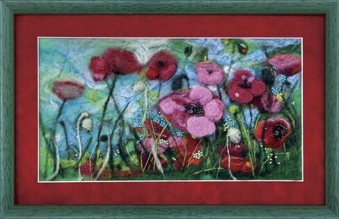Wizardi Charivna Mit Felting kit Fragrant Irises V-206Р in Kuwait