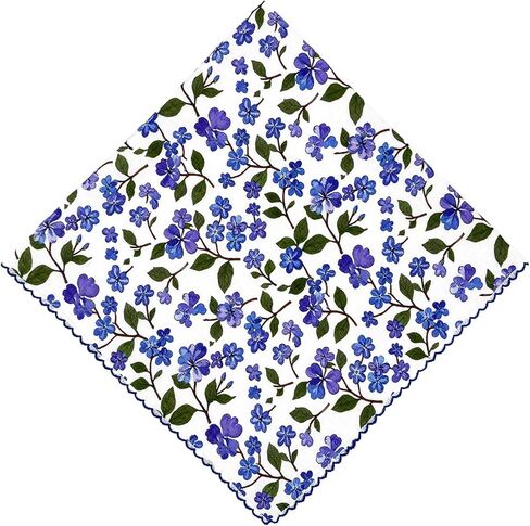 باندانا قطن 100% للنساء مقاس 21 × 21 بوصة - وشاح مربع ناعم، غطاء رأس متعدد الأغراض، باندانا للشعر in Kuwait