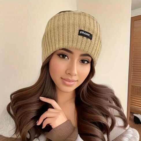 1PC Women's Winter Headband & Turban Ear Warmer, Soft Warm, Elegant & Cozy Cap for Cold Weather, Black in Saudi Arabia