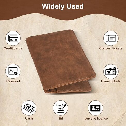 Christian Gifts Leather Passport Holder for Men Personalized Engraved Passport Holder,Bible Verse Faith Religious Birthday Inspiring Gifts (Joshua 1:9) in Saudi Arabia