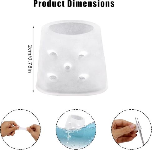 10 قطع من أغطية الأصابع المضادة لالتقاط الجلد، قفازات حماية للأصابع قابلة لإعادة الاستخدام وقابلة للتنفس لمنع التقاط الجلد للأيدي المتشققة والأظافر المعلقة in Kuwait