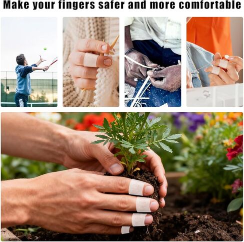 10 قطع من أغطية الأصابع المضادة لالتقاط الجلد، قفازات حماية للأصابع قابلة لإعادة الاستخدام وقابلة للتنفس لمنع التقاط الجلد للأيدي المتشققة والأظافر المعلقة in Kuwait