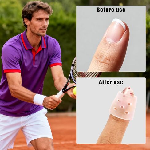 10 قطع من أغطية الأصابع المضادة لالتقاط الجلد، قفازات حماية للأصابع قابلة لإعادة الاستخدام وقابلة للتنفس لمنع التقاط الجلد للأيدي المتشققة والأظافر المعلقة in Kuwait