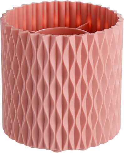 360 Rotating Pen Holder for Desk - 5 Slots Aesthetic Pencil Holder Organizer, Sleek Black Office Accessories for Women & Girls, Pen Cup Caddy for Home Art Supplies in Saudi Arabia