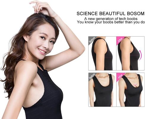 4 Sizes Electric Breast Massager, Breast Massage Enhancement Machine with 2 Modes, 15 Minutes Automatic Stop for Home Breast Care (C13.5cm) in Kuwait