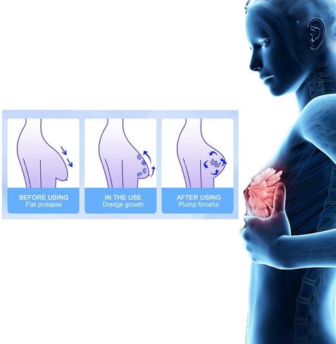 4 Sizes Electric Breast Massager, Breast Massage Enhancement Machine with 2 Modes, 15 Minutes Automatic Stop for Home Breast Care (C13.5cm) in Kuwait