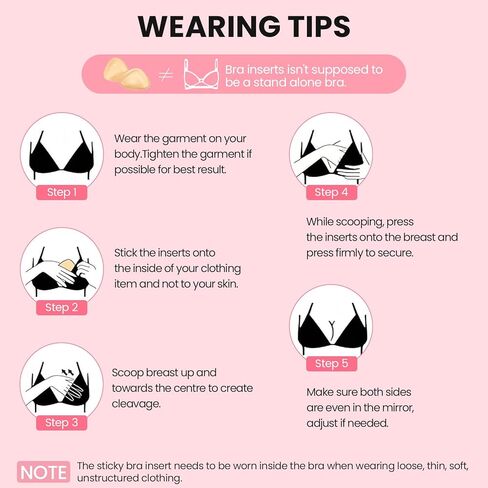 حمالة صدر لاصقة مزدوجة الجوانب قابلة لإعادة الاستخدام، وسادات حمالة صدر ذاتية اللصق للبيكيني بدون حمالات in Kuwait