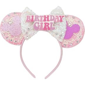 TUTKlMUS Bow Mouse Ears Headband Party Park Ear Decoration Cosplay Costume Headwear for Women in Saudi Arabia