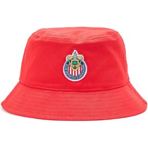 PUMA Standard Chivas Essentials Bucket Hat, Red-White AH25 in Saudi Arabia
