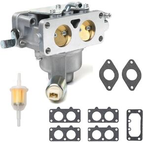 791230 Carburetor rebuild kit Compatible for John Deere L118 L120 LA130 LA135 LA140 LA145 LA150 Z425 MIA10632 fit B&S 20hp-25hp 405777 V-Twin Engines for Husqvarna YTH22V46 with 696854 Oil filter in Kuwait