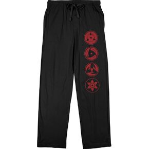 Bioworld Naruto Shippuden Sharingans Men's Black Sleep Pajama Pants in Saudi Arabia