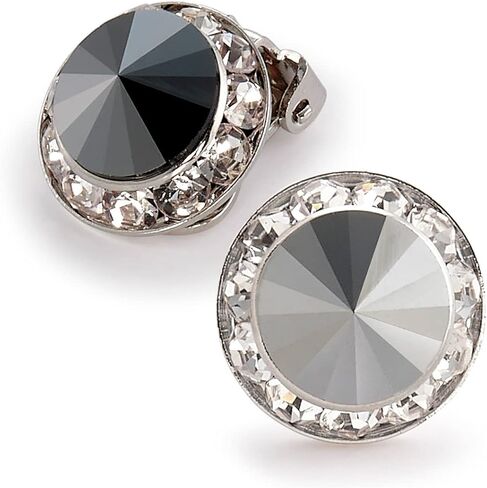 | Colorful Rhinestone Clip On Earrings for Dance, Pageant, Prom, Performance, Wedding, or Special Event in Saudi Arabia