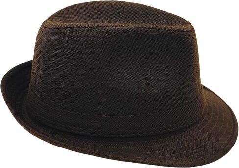 Men's 20s Trilby Fedora Short Brim Panama Hat Unisex Casual Jazz Cap in Saudi Arabia