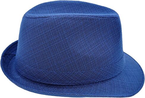 Men's 20s Trilby Fedora Short Brim Panama Hat Unisex Casual Jazz Cap in Saudi Arabia