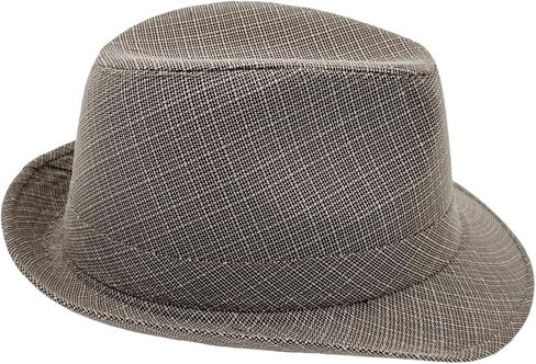 Men's 20s Trilby Fedora Short Brim Panama Hat Unisex Casual Jazz Cap in Saudi Arabia