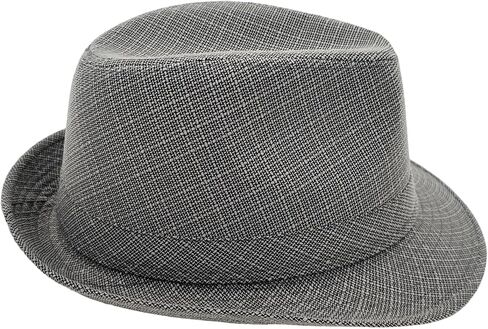 Men's 20s Trilby Fedora Short Brim Panama Hat Unisex Casual Jazz Cap in Saudi Arabia