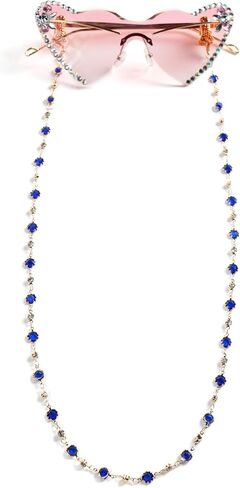 Sunglasses Chains for Women Eyeglass Chains with Colorful Beads Alligator Clip Reading Glasses Neck Cord Spectacle in Kuwait
