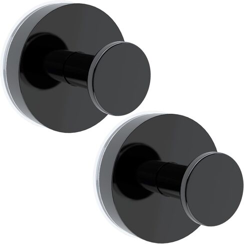 Black Wreath Hangers for Front Door Decor, 22LB Strong Suction Cup Garland Hooks for Christmas Easter Valentine Decorations, Wreath Door Hanger for Glass Window Indoor Outdoor, Reusable Garland Hanger in Saudi Arabia