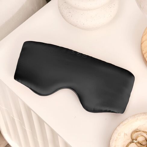 SilkSound 100% Mulberry Silk Bluetooth Sleep Mask, Skin-Friendly Sleeping Eyemask with Bluetooth Headphones, Sleep Gifts for Women, Silk Eye Mask Headband Headphones for Sleeping Side Speakers in Saudi Arabia